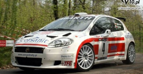 Michał Sołowow Punto S2000 fot. Cersanit Rally