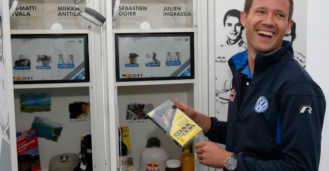 Sebastien Ogier w Rajdzie Finlandii