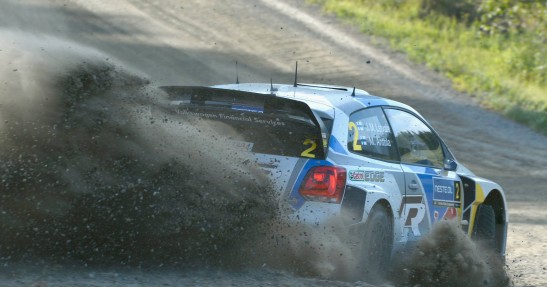 Jari-Matti Latvala w Rajdzie Finlandii 2014
