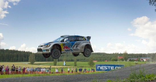 Sebastien Ogier w Rajdzie Finlandii