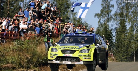Mikko Hirvonen Ford Focus WRC Rajd Finalndii