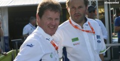 Malcolm Wilson i Christian Loriaux (projektant Forda WRC)