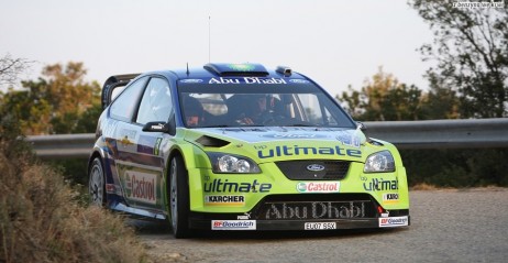 Marcus Gronholm na trasie shakedownu