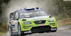 Mikko Hirvonen w treningowym wyst�pie na Rajdzie Cork 20
