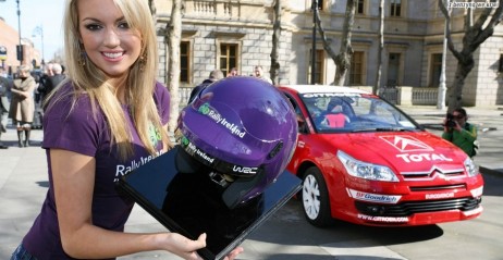 Rajd Irlandii promuje Rosanna Davidson, Miss Śwata 2003