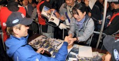 Po rozbiciu Focusa WRC, Marus m�g� tylko rozdawa� autografy