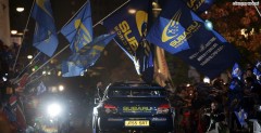 Kibice zgotowali gor�ce powitanie dla Subaru