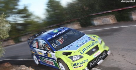 Marcus Gronholm na trasie shakedownu