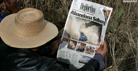 'Abandona Solberg' - Petter, pierwszy lider rajdu odpad� po awarii Imprezy