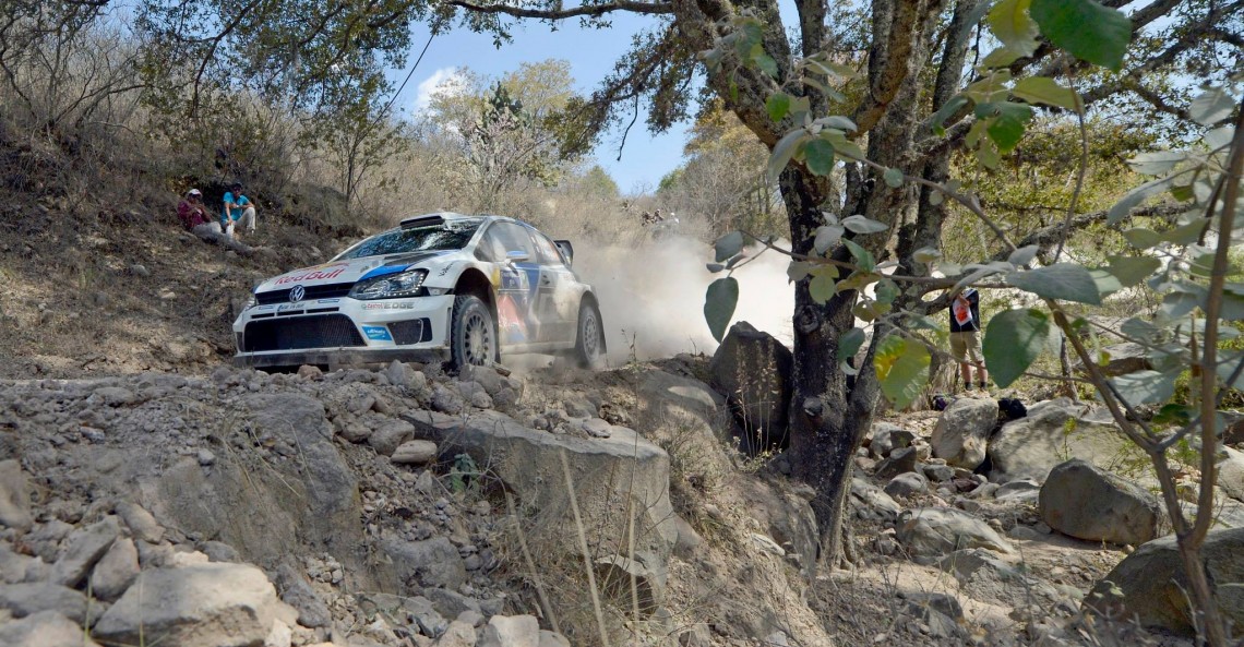Sebastien Ogier w Rajdzie Meksyku 2014