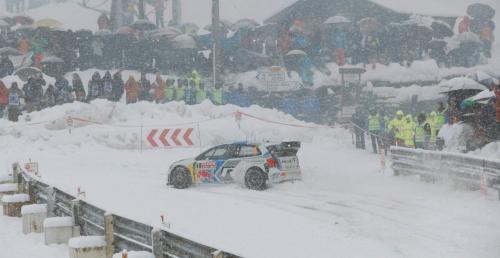 Sebastien Ogier w Rajdzie Monte Carlo 2014