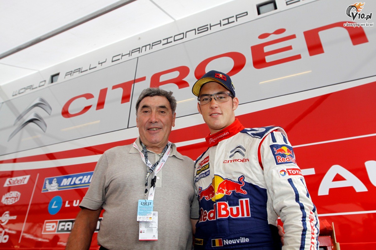 Eddy Merckx i Thierry Neuville