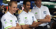 Kierowcy zespou BP-Ford: Hirvonen, Al Qassimi i Gronholm