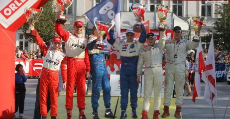Podium Rajdu Orlen