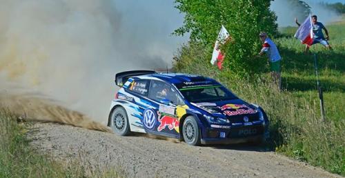 Sebastien Ogier w Rajdzie Polski 2015