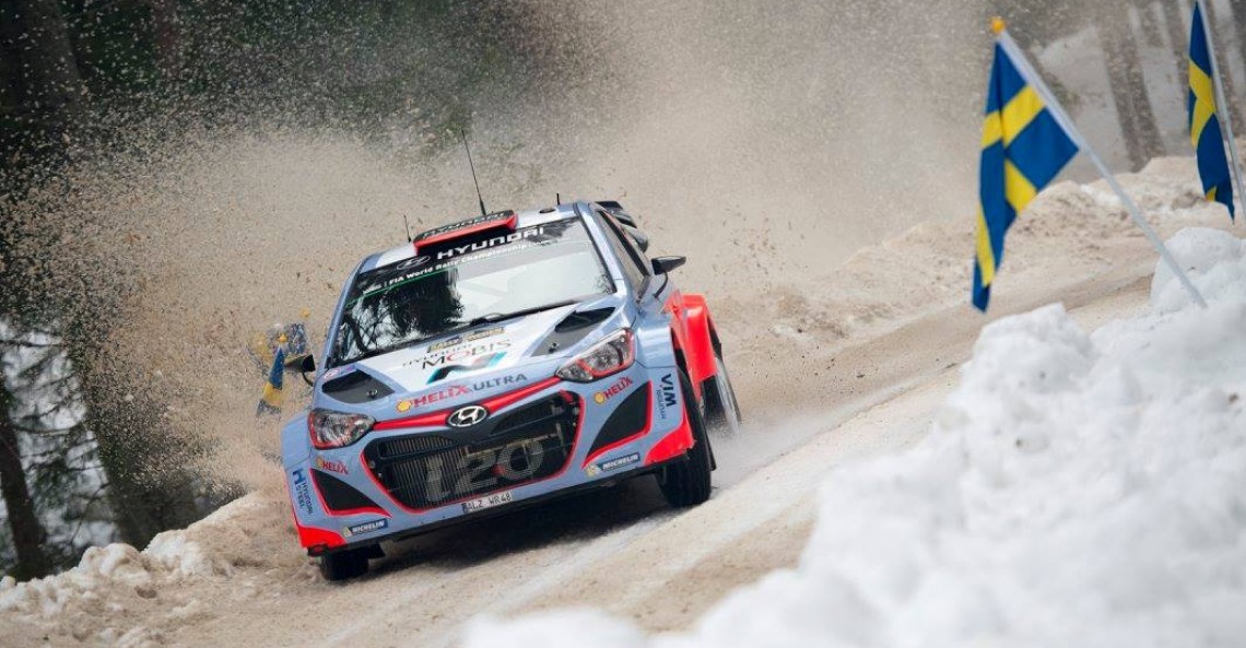 Kevin Abbring w Rajdzie Szwecji 2015