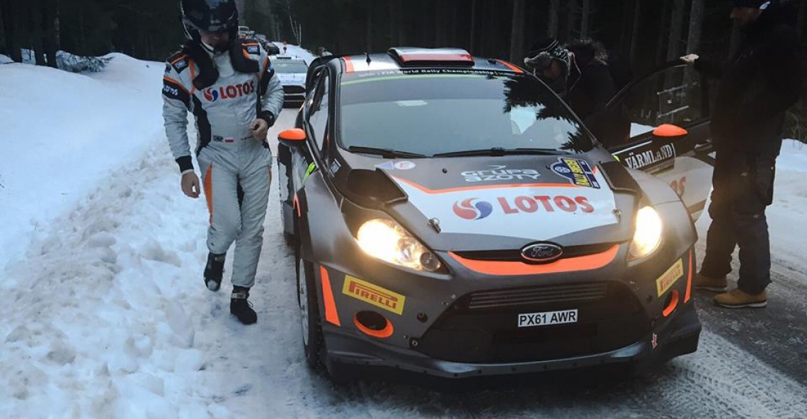 Rajd Szwecji: Dramat Kubicy. Polak stracił napęd na tył i przestał się liczyć