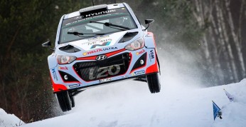 Zobacz, jak kierowcy mistrzostw świata testowali przed Rajdem Szwecji