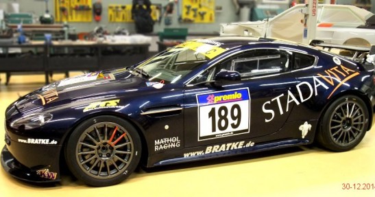 Rajdowy Aston Martin - Arctic Lapland Rally 2015
