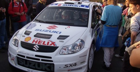 Suzuki SX4 WRC wzbudza�o dzi� wielkie zainteresowanie