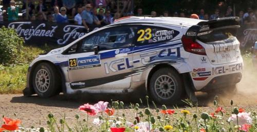 Craig Breen w Rajdzie Finlandii 2014