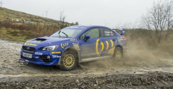 David Higgins w Subaru na cześć Colina McRae