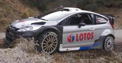 Robert Kubica na testach Fiesty RS WRC