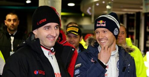 Robert Kubica i Sebastien Ogier