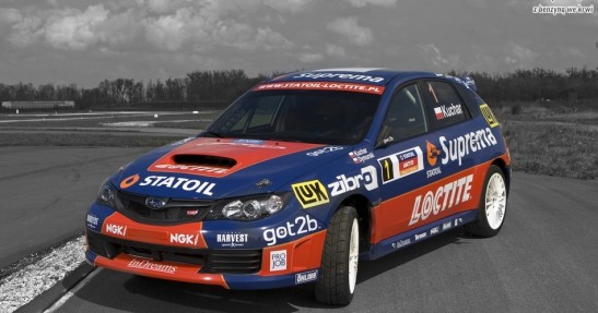 Tomasz Kuchar i Subaru Impreza N14