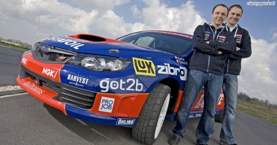 Tomasz Kuchar i Subaru Impreza N14