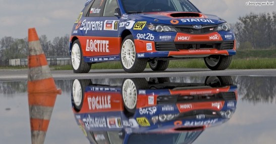 Tomasz Kuchar i Subaru Impreza N14