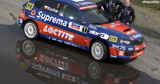 Tomasz Kuchar i Subaru Impreza N14