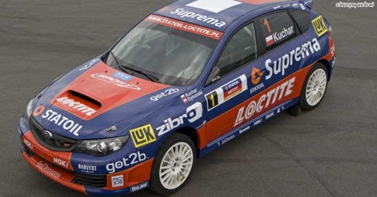 Tomasz Kuchar i Subaru Impreza N14