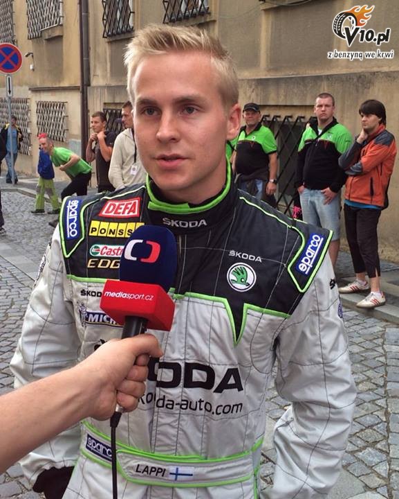 Esapekka Lappi w Rally Bohemia 2014