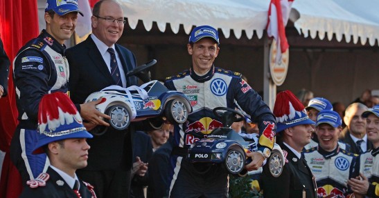 Sebastien Ogier w Rajdzie Monte Carlo 2015