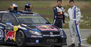 Ogier i szachowy mistrz w jednym samochodzie