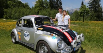 Ogier z żoną w Kitzbueheler Alpenrally