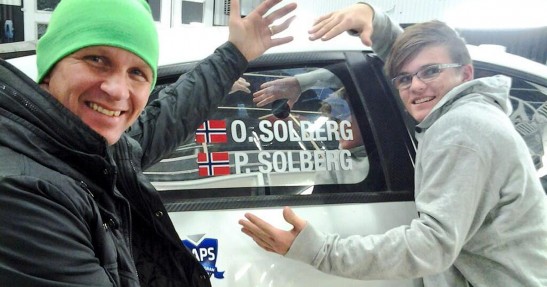 Oscar Solberg i Petter Solberg