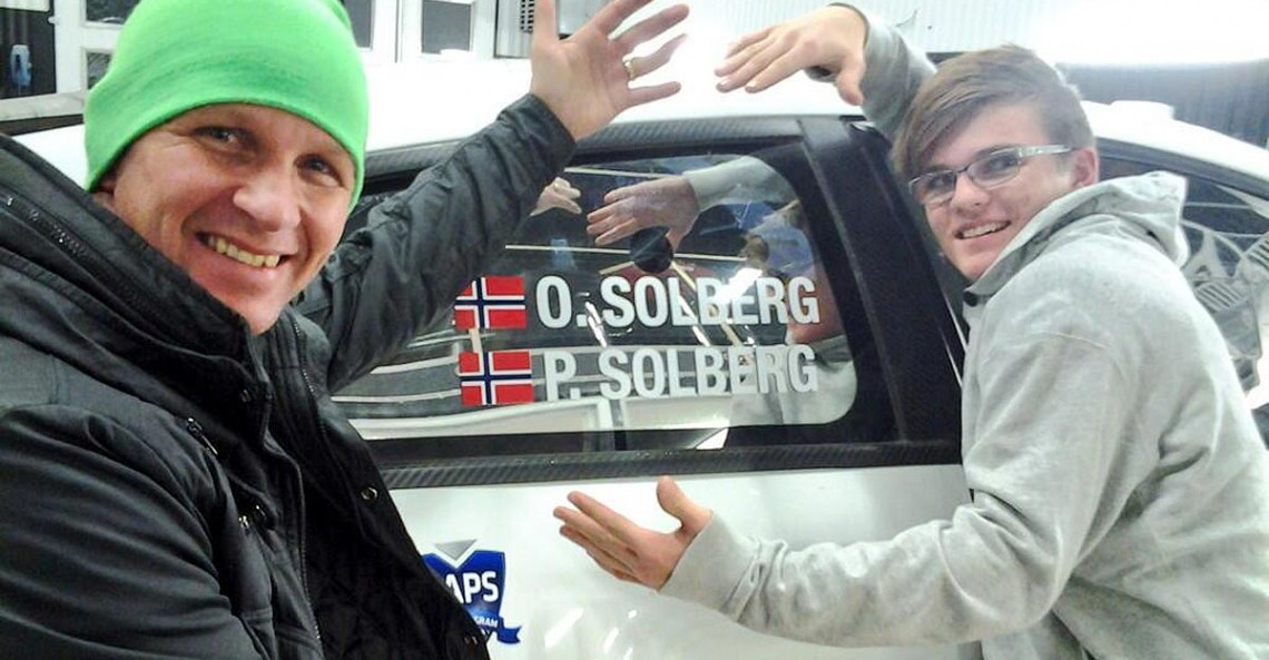 Oscar Solberg i Petter Solberg