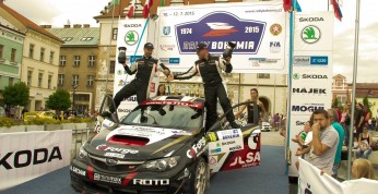 Szeja z drugim miejsce w klasie w Rajdzie Bohemii