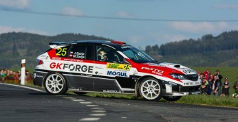 GK Forge Rally Team po pierwszym etapie Rajdu Sumava Klatovy