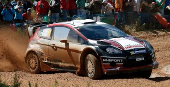 Ott Tanak w zespole DMACK w Fieście RS WRC