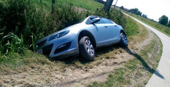 Aleks Zawada w rowie na zapoznaniu