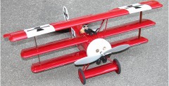 Fokker DR1 - trjpatowiec RC z napdem elektrycznym