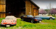 Ferrari Dino, Ferrari Daytona i Maserati Bora - znalezione w stodole