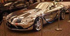 Chromowany Mercedes SLR