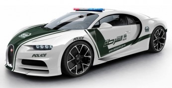Bugatti Chiron w zastępach policji z Dubaju - tak może wyglądać
