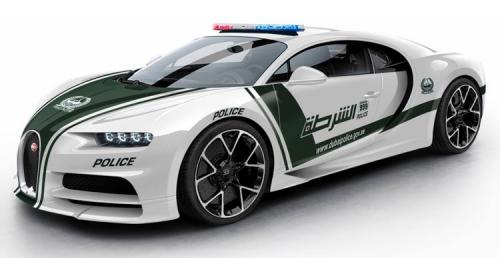 Bugatti Chiron Dubai Police