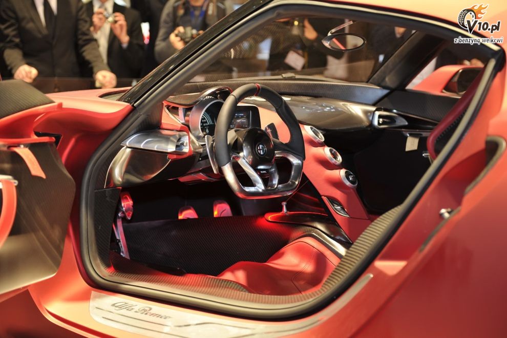 Alfa Romeo 4C Concept na targach w Genewie