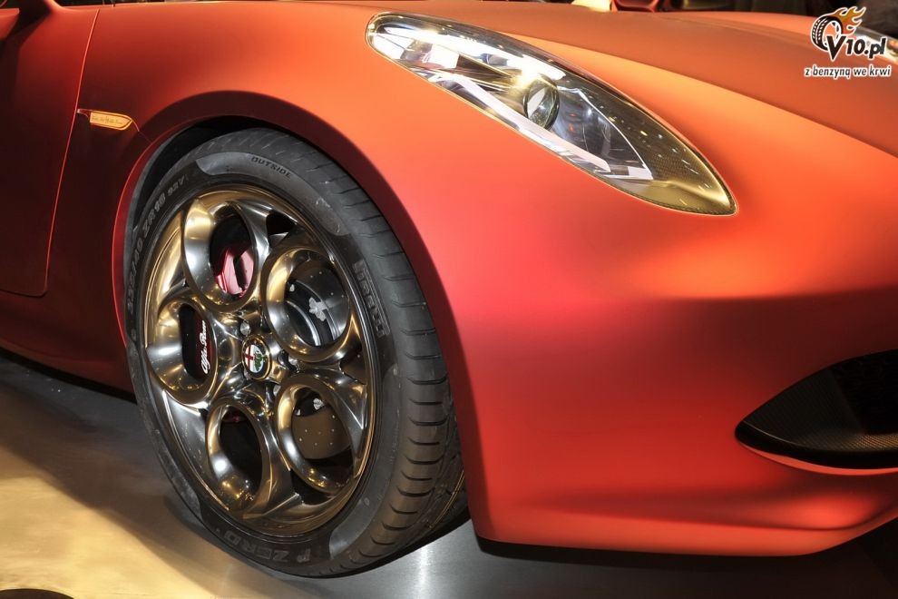 Alfa Romeo 4C Concept na targach w Genewie